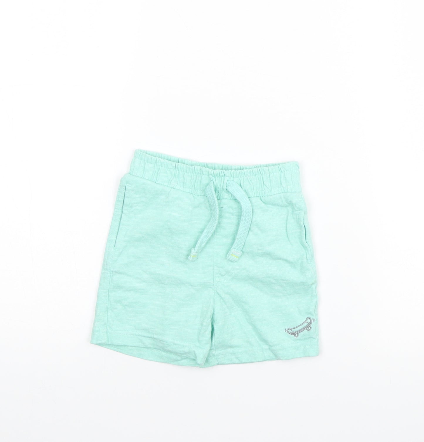 Mothercare Girls Green   Cropped Trousers Size 18 Months