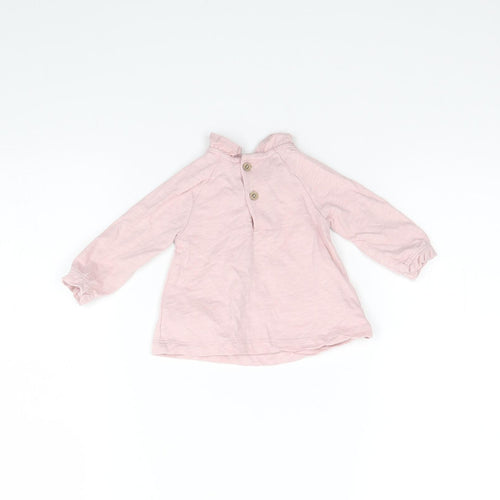 TU Girls Pink   Basic T-Shirt Size 0-3 Months  - Peter Rabbit