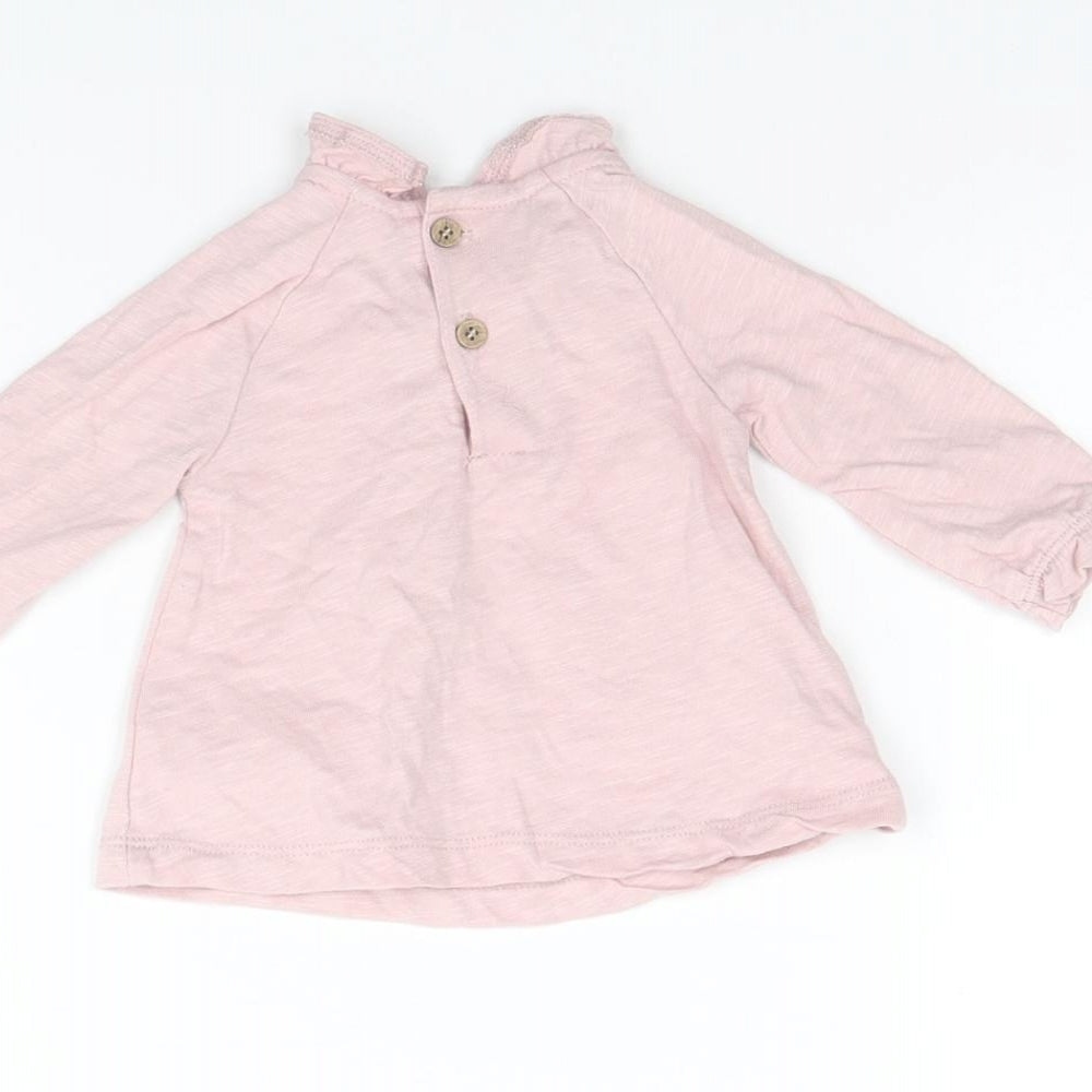 TU Girls Pink   Basic T-Shirt Size 0-3 Months  - Peter Rabbit