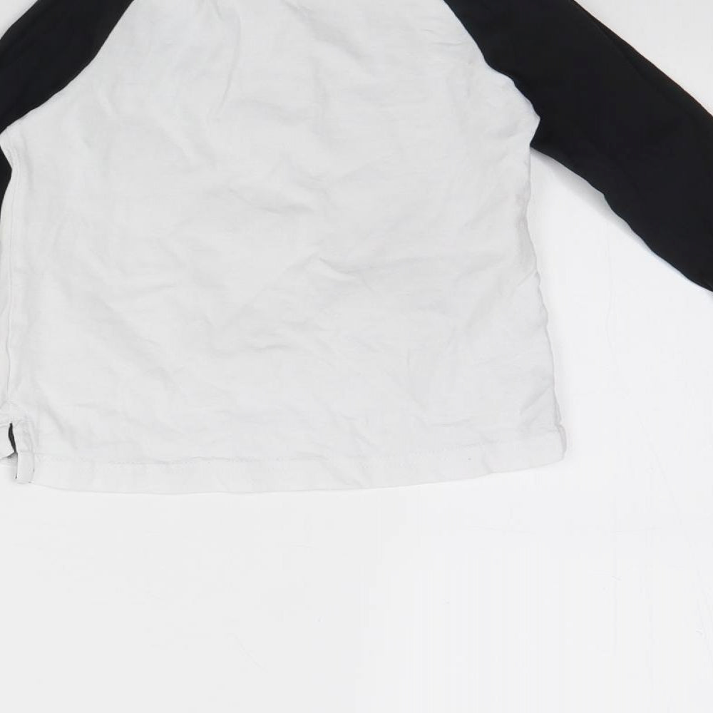 TU Boys White   Basic T-Shirt Size 2 Years  - Halloween