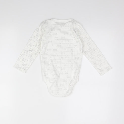 TU Girls White Animal Print  Babygrow One-Piece Size 18 Months
