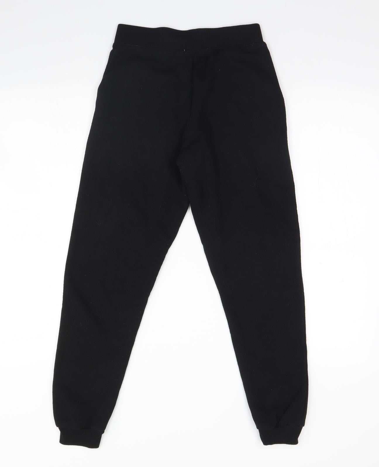 Primark Boys Black   Jogger Trousers Size 11 Years