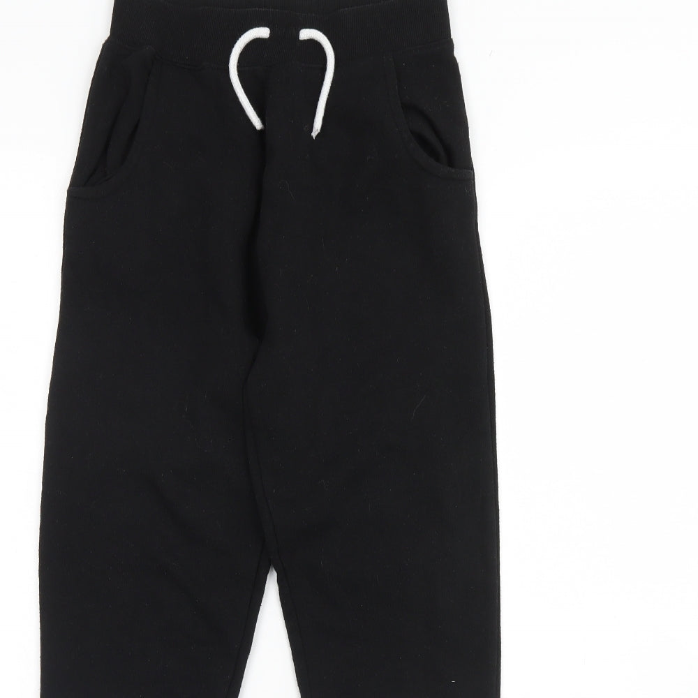 Primark Boys Black   Jogger Trousers Size 11 Years