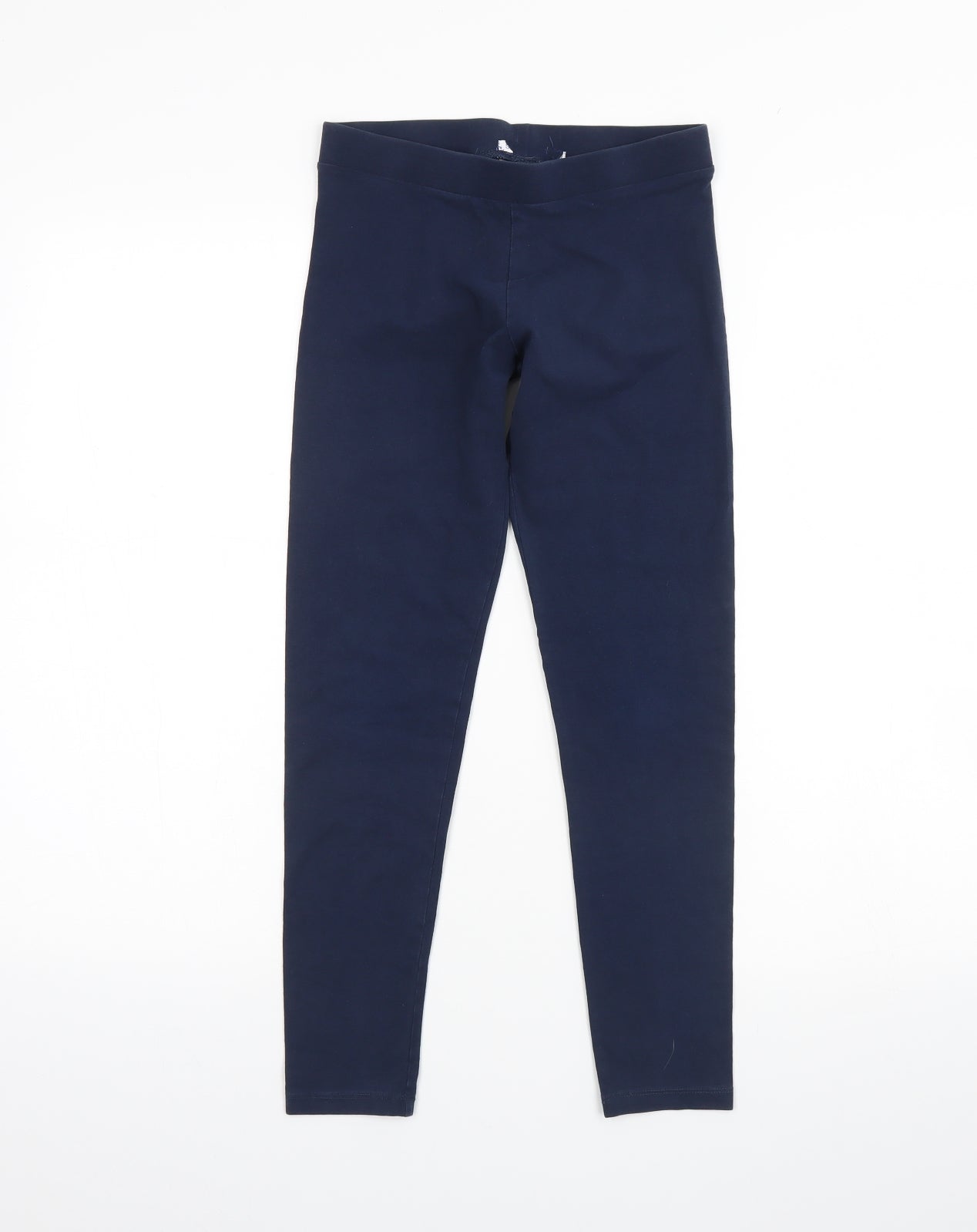 M&S Girls Blue   Capri Trousers Size 12 Years