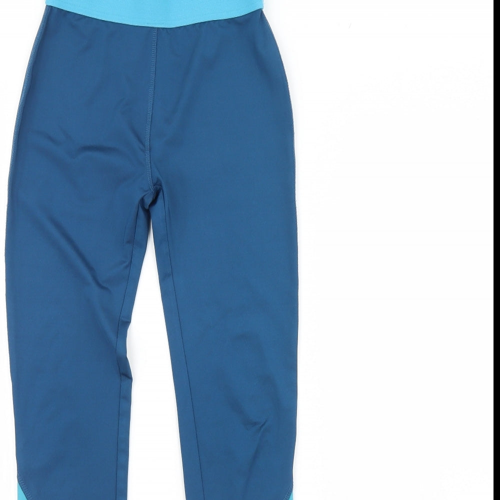 Soul Luxe Girls Blue   Capri Trousers Size 10 Years