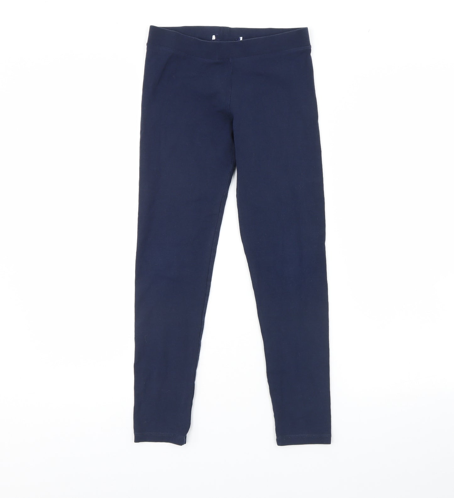 m&s Girls Blue   Capri Trousers Size 12 Years