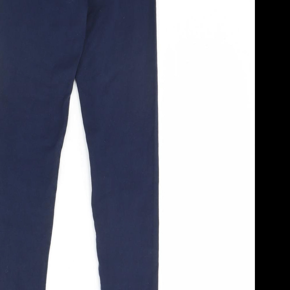 m&s Girls Blue   Capri Trousers Size 12 Years