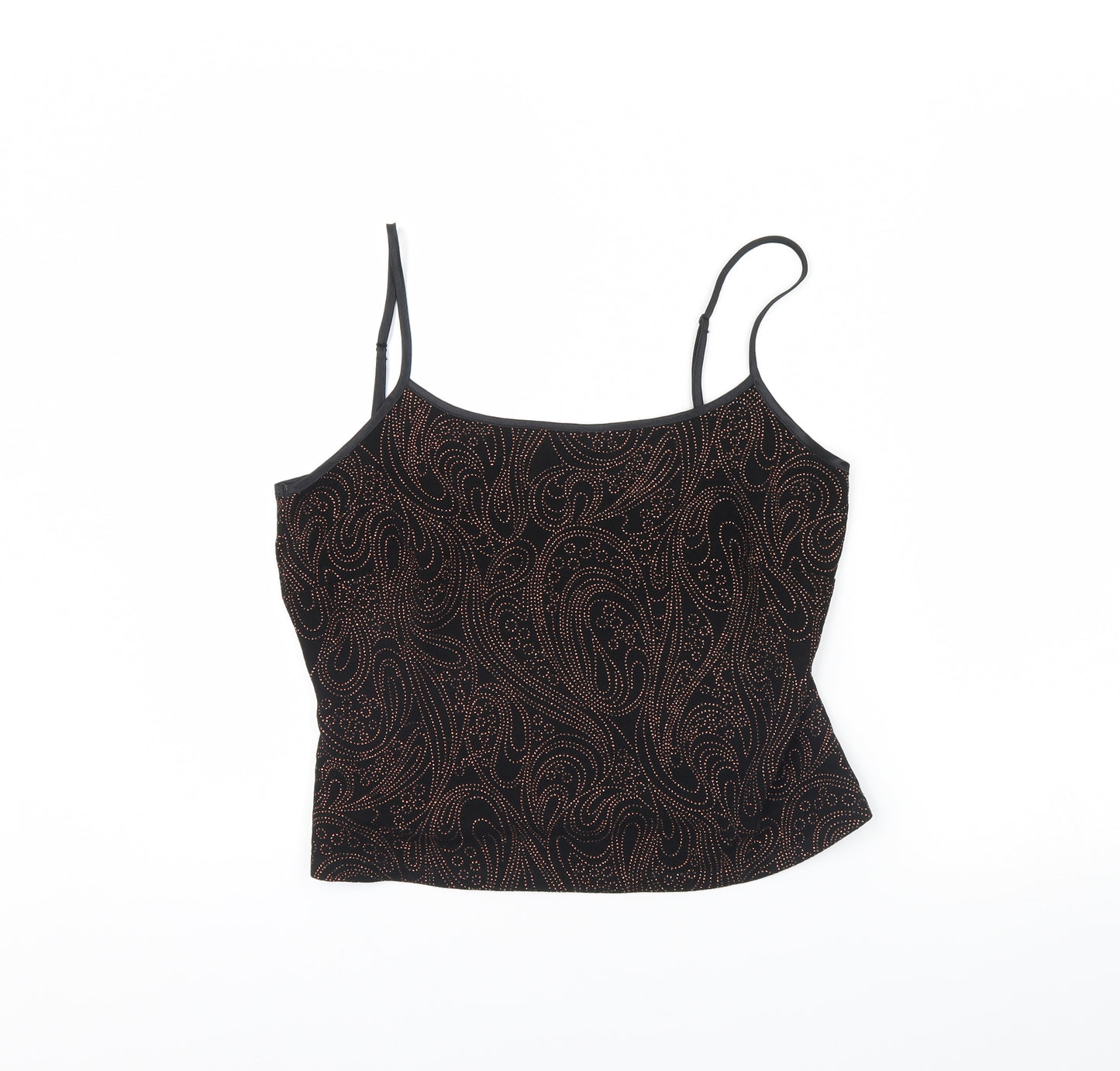M& Womens Black   Basic Tank Size 16