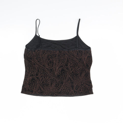 M& Womens Black   Basic Tank Size 16