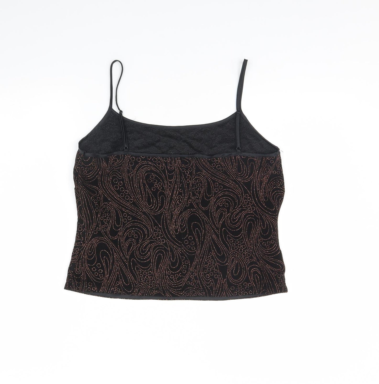 M& Womens Black   Basic Tank Size 16