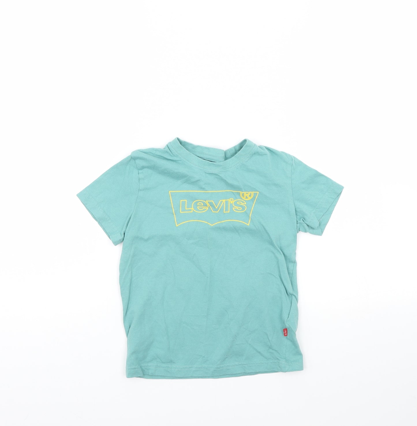 Levis  Boys Green   Basic T-Shirt Size 5 Years