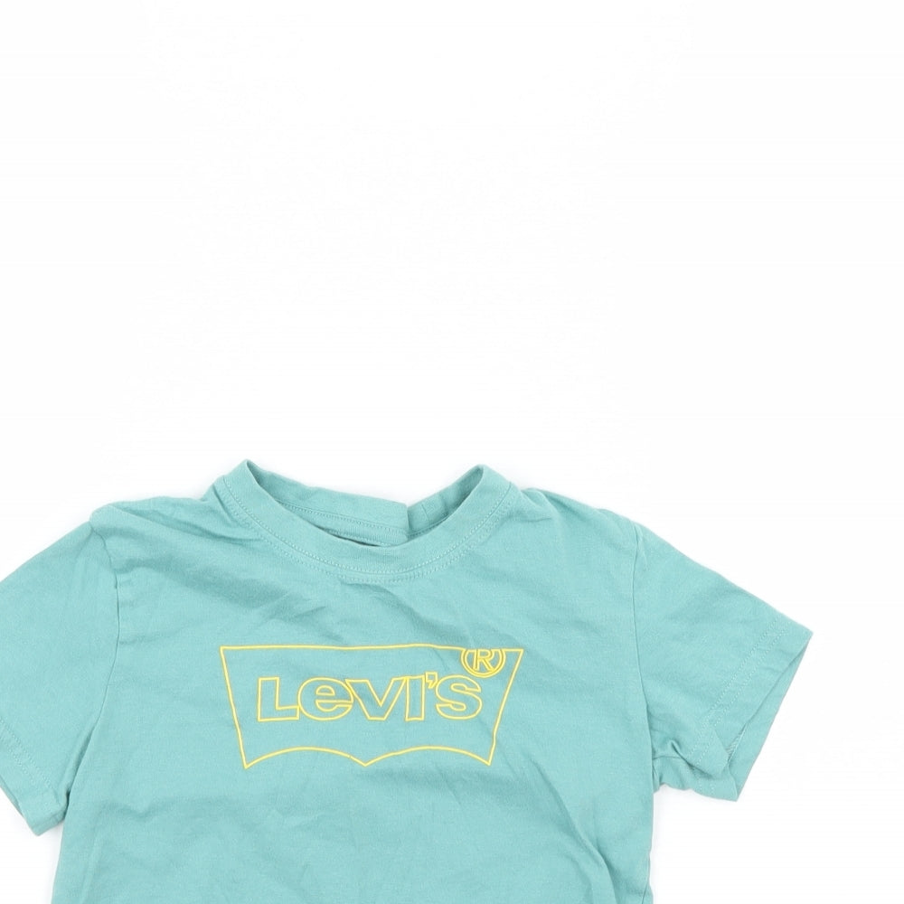 Levis  Boys Green   Basic T-Shirt Size 5 Years