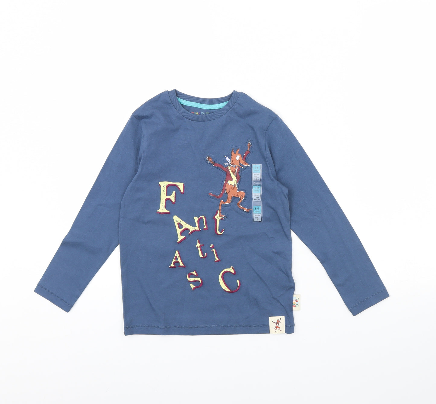 M&S Boys Blue   Basic T-Shirt Size 5 Years  - The Gruffalo