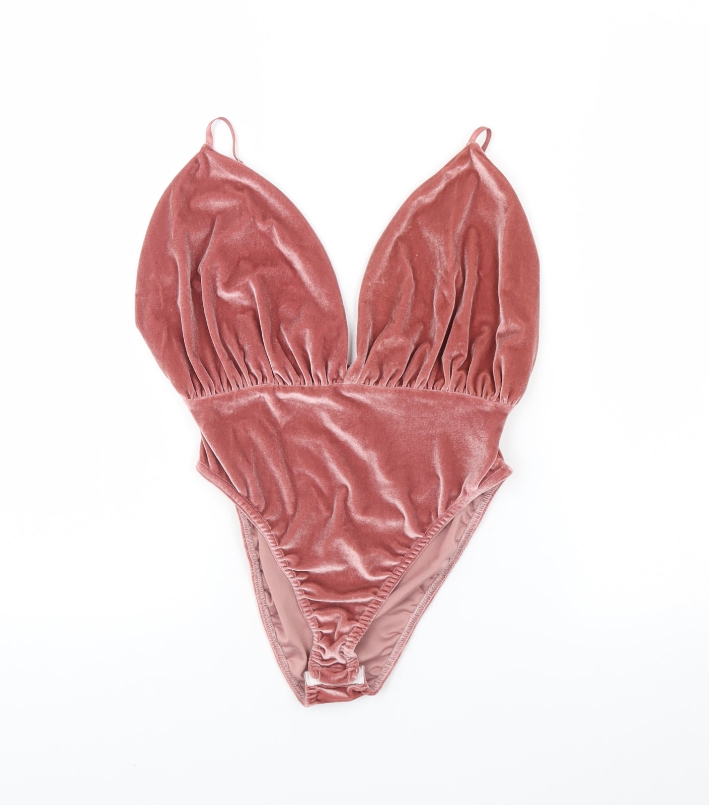 Missguided Womens Pink   Bodysuit One-Piece Size 8