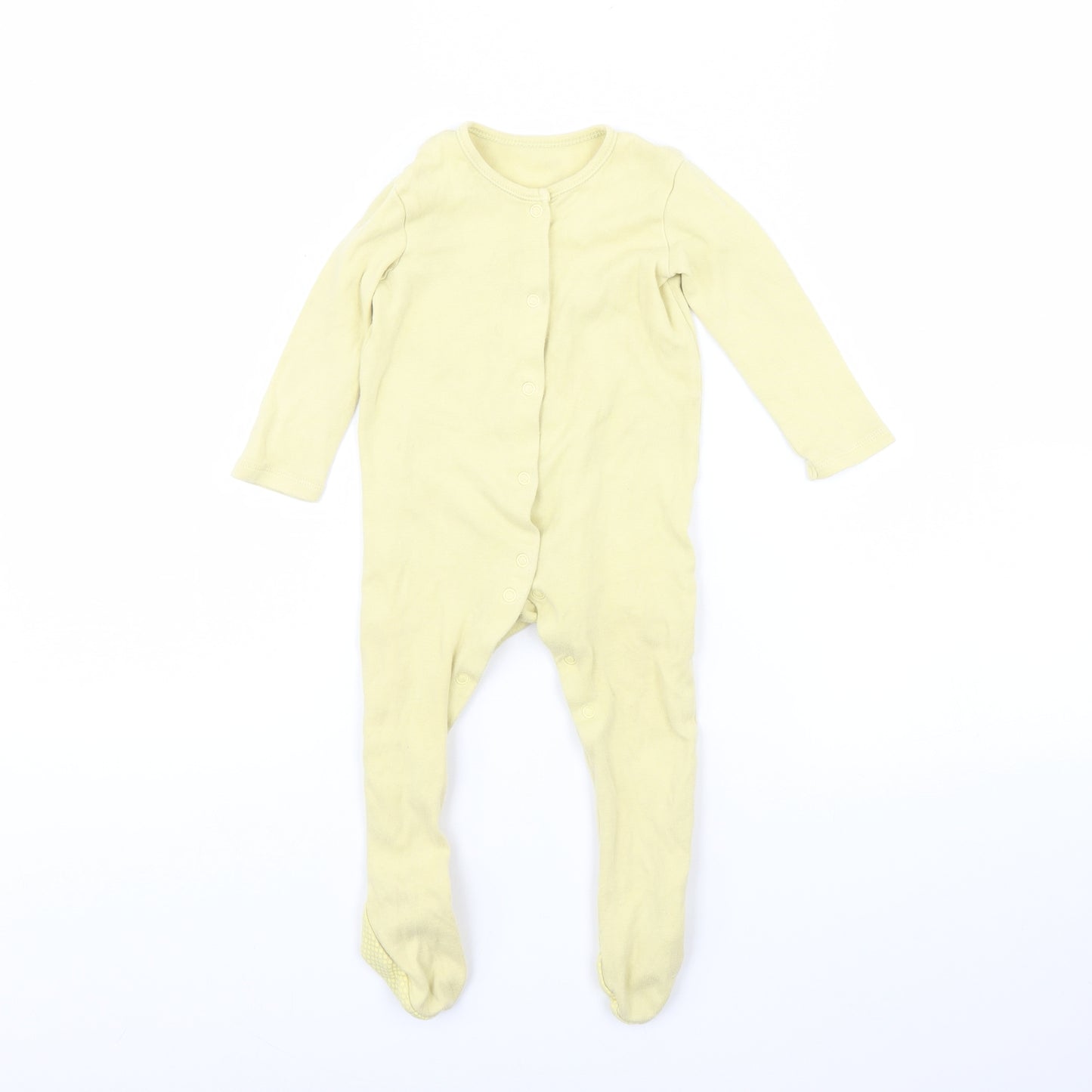 George Baby Yellow   Babygrow One-Piece Size 9-12 Months