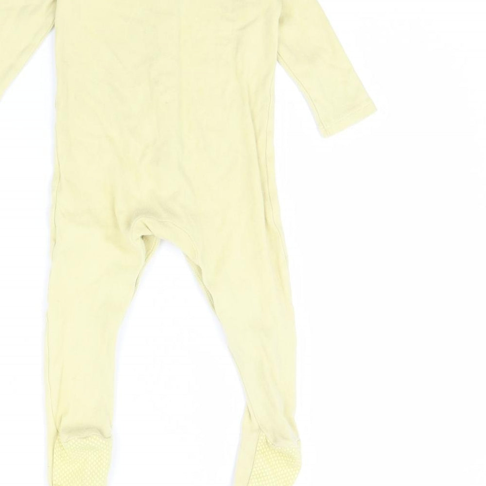 George Baby Yellow   Babygrow One-Piece Size 9-12 Months