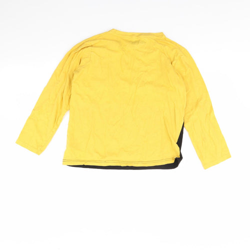 Fortnite Boys Yellow   Basic T-Shirt Size M  - Fortnite