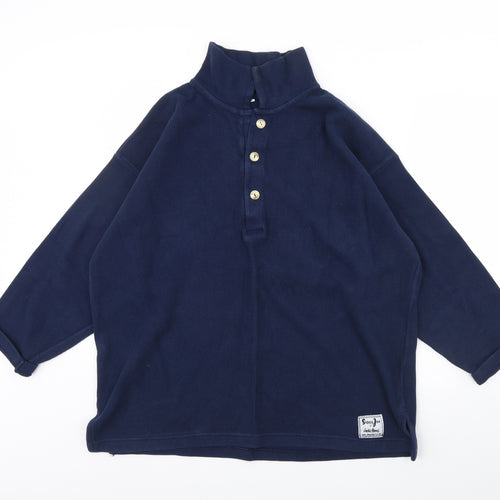 Preworn Mens Blue   Henley Jumper Size S