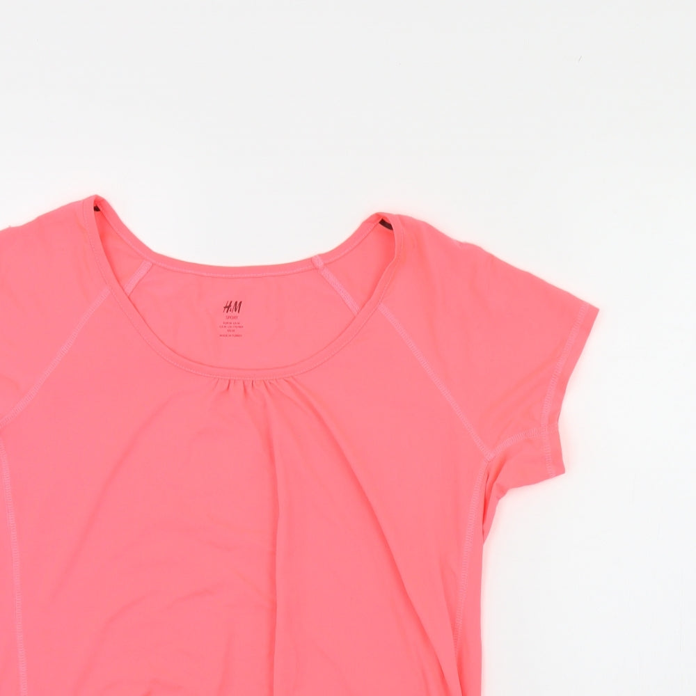 H&M Womens Pink   Basic T-Shirt Size M