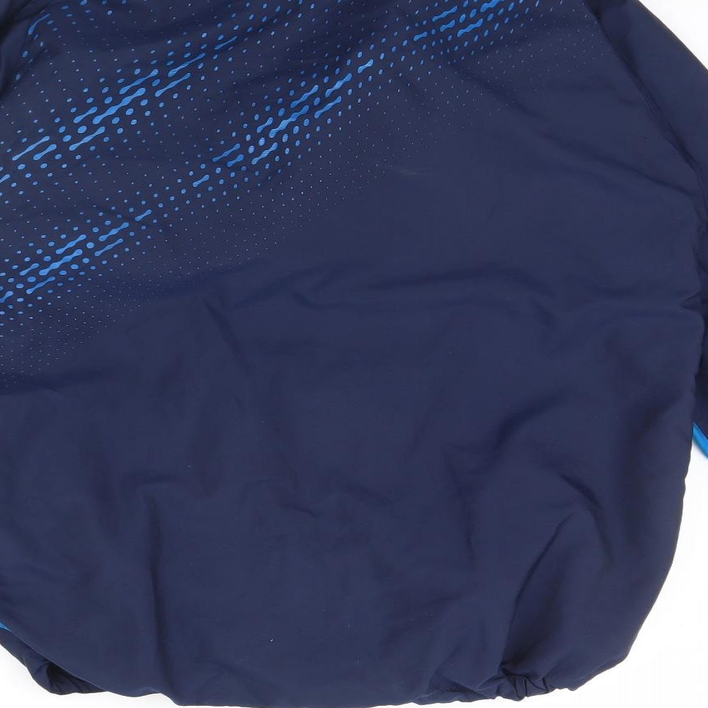 Nike  Mens Blue   Rain Coat Coat Size M