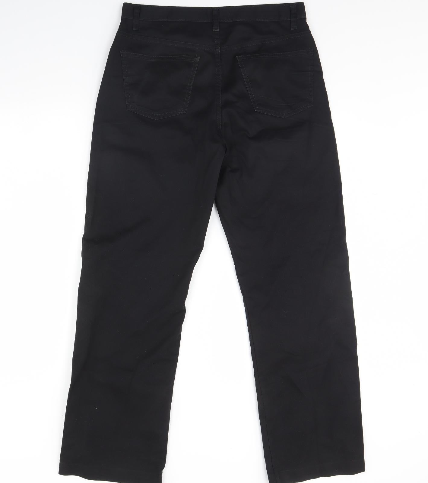 Preworn Womens Black   Trousers  Size 34 in L31 in