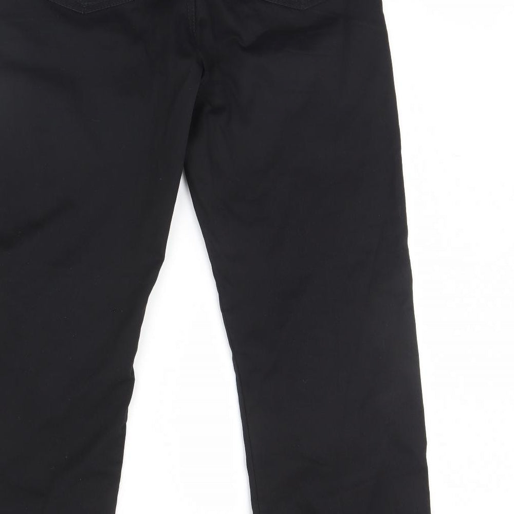 Preworn Womens Black   Trousers  Size 34 in L31 in