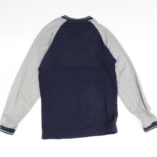 le coq sportif Mens Blue   Henley Jumper Size XL