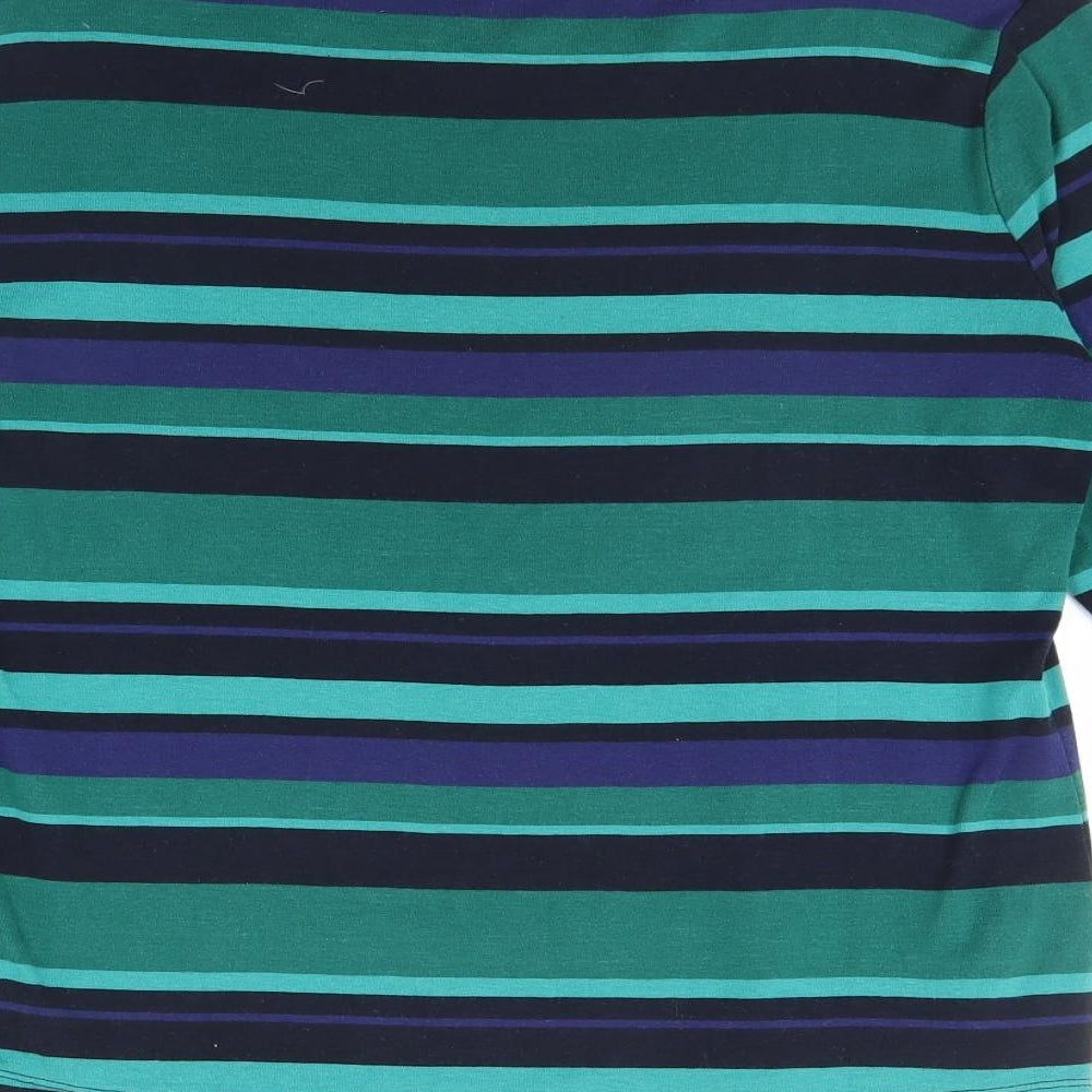 Country Casuals Womens Blue Striped  Pullover Jumper Size M