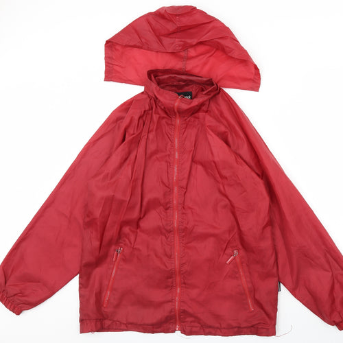 mountainpack Womens Red   Rain Coat Coat Size M