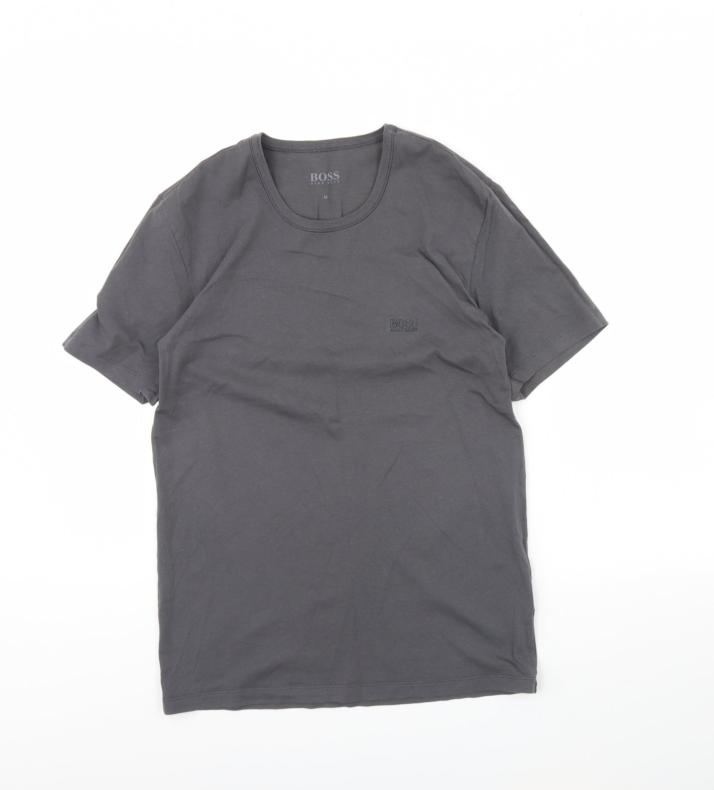 HUGO BOSS Mens Grey    T-Shirt Size M