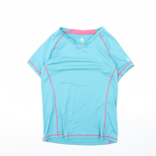 Technical Womens Blue   Basic T-Shirt Size 8