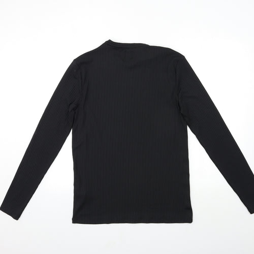 River Island Womens Black   Basic T-Shirt Size L