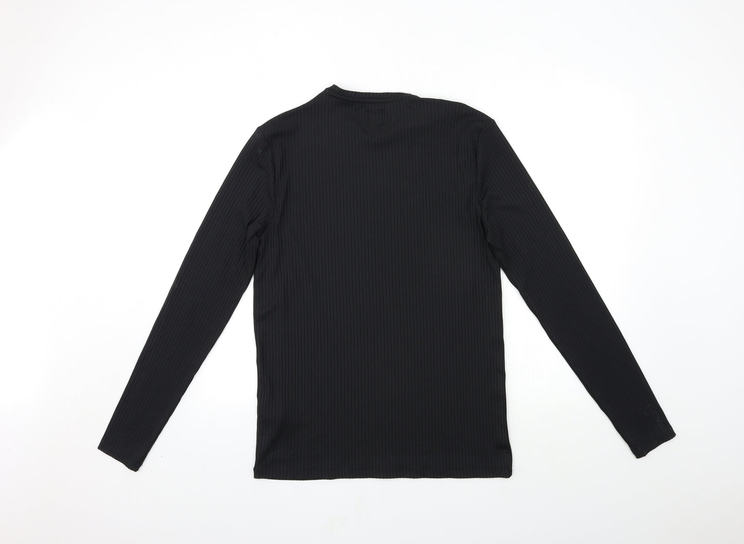 River Island Womens Black   Basic T-Shirt Size L