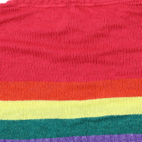 PEP&Co Womens Pink Striped Knit Pullover Jumper Size 22