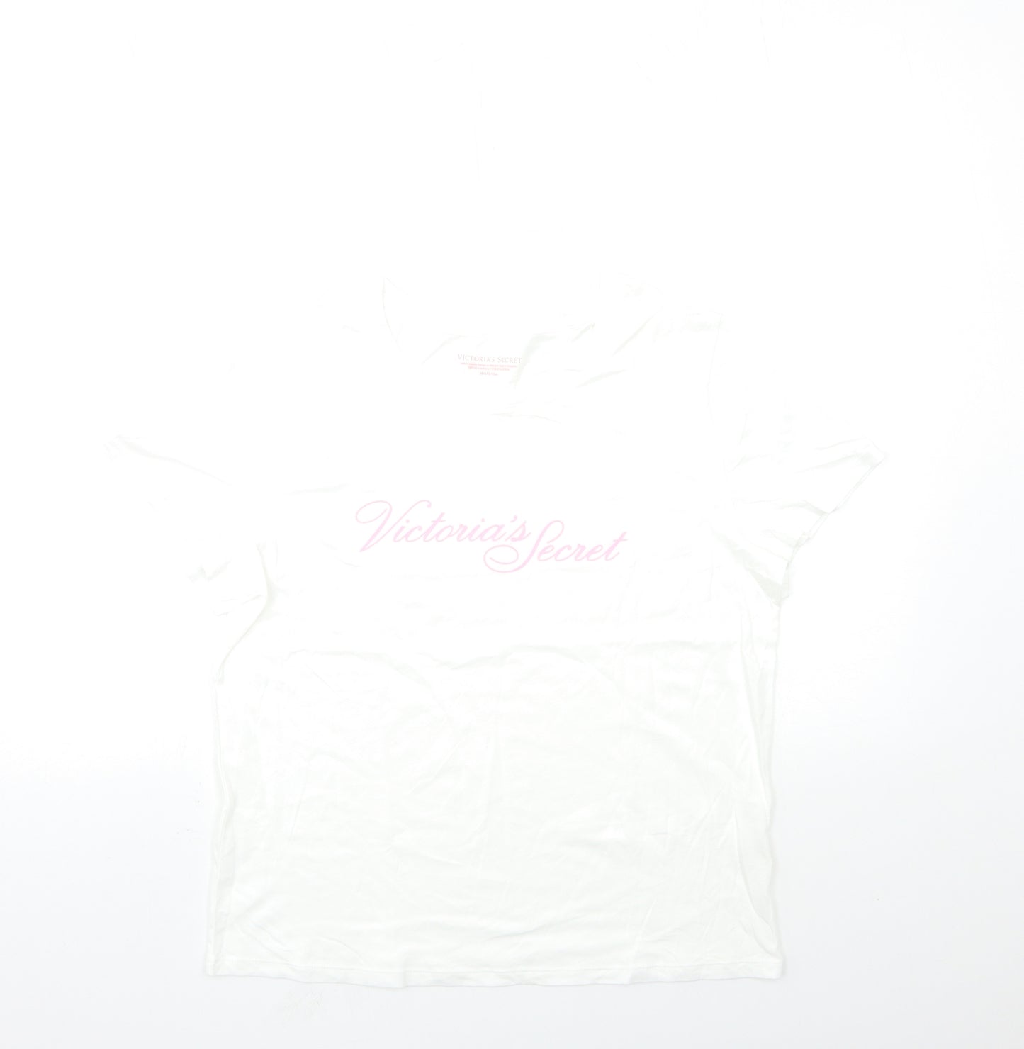 Victoria's Secret Womens White   Basic T-Shirt Size M