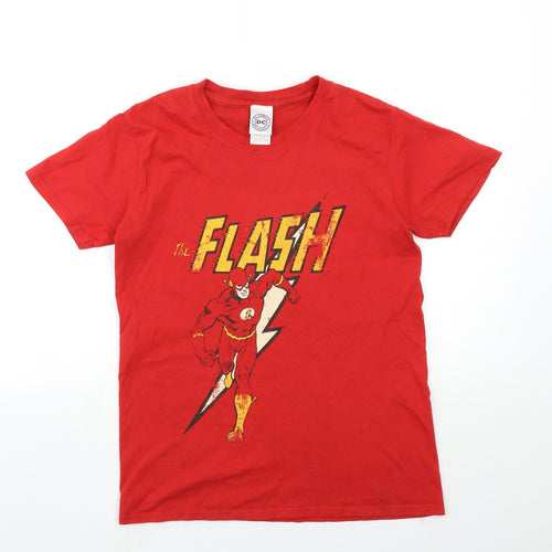 DC Comics Womens Red   Basic T-Shirt Size S