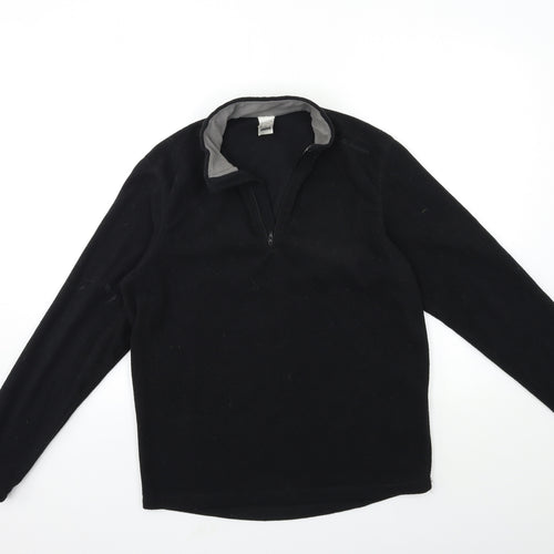 DECATHLON Womens Black  Fleece Jacket  Size M