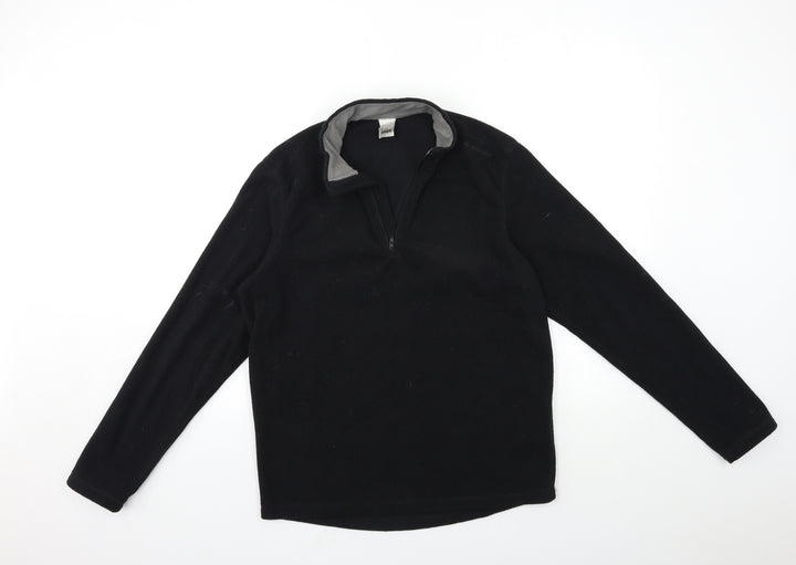 DECATHLON Womens Black  Fleece Jacket  Size M