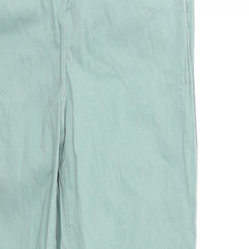 TU Womens Green  Denim Straight Jeans Size 12 L30 in