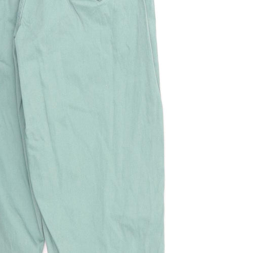 TU Womens Green  Denim Straight Jeans Size 12 L30 in
