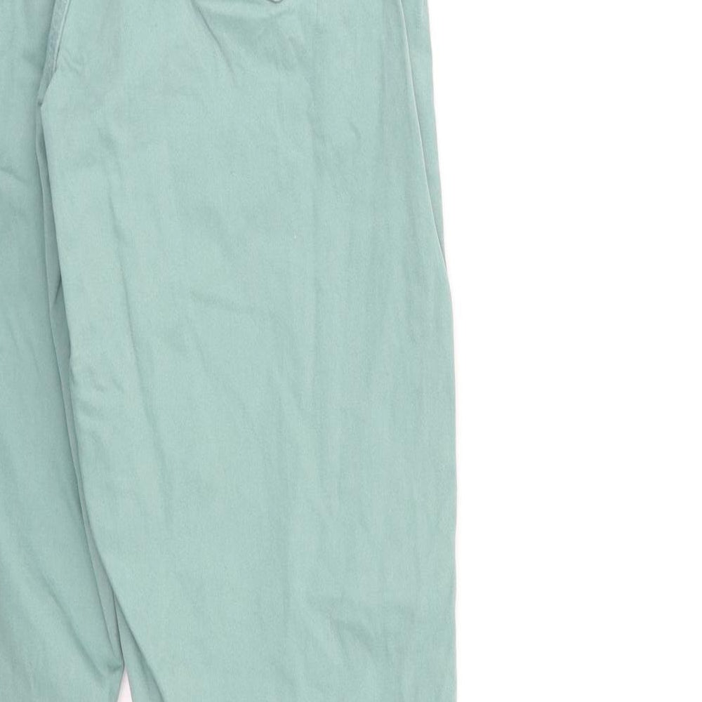TU Womens Green  Denim Straight Jeans Size 12 L30 in