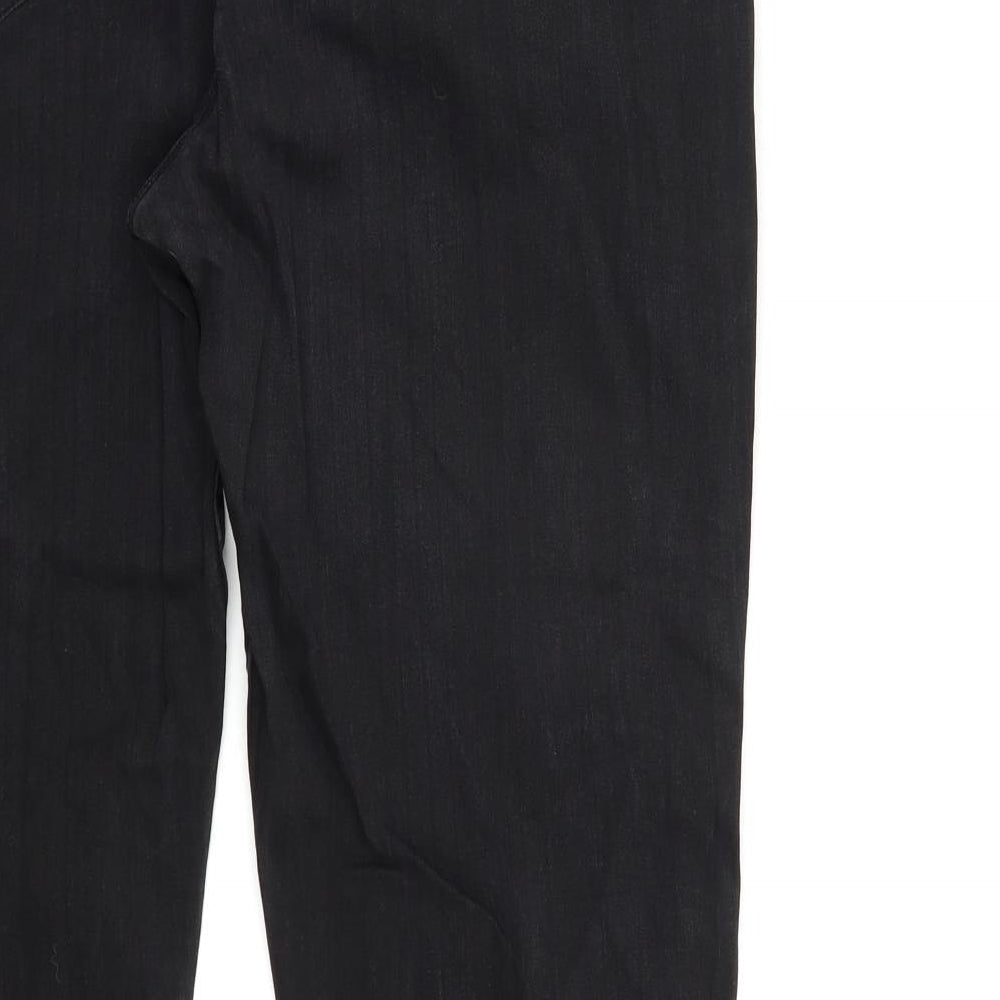 South Womens Black  Denim Straight Jeans Size 22 L31 in