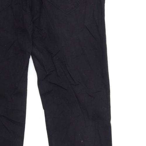 Preworn Womens Black  Denim Skinny Jeans Size 30 in L27 in