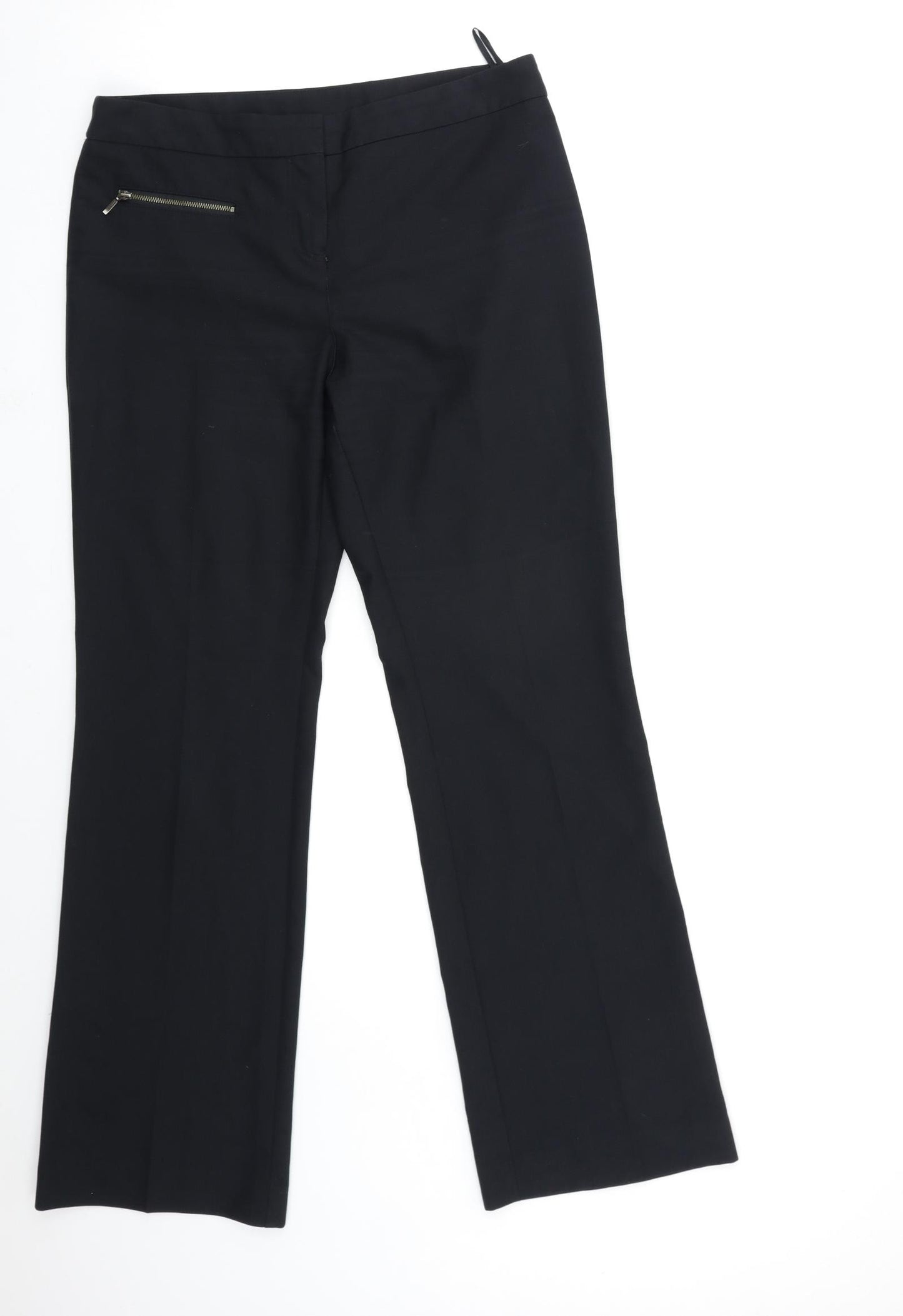 NEXT Womens Black   Trousers  Size 10 L30 in