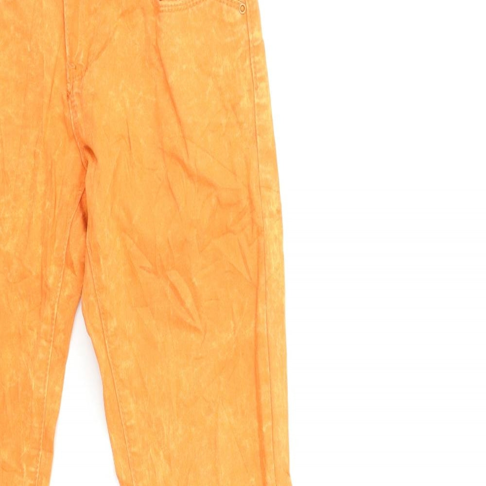 Mini Bleu Womens Orange  Denim Skinny Jeans Size 26 in L32 in