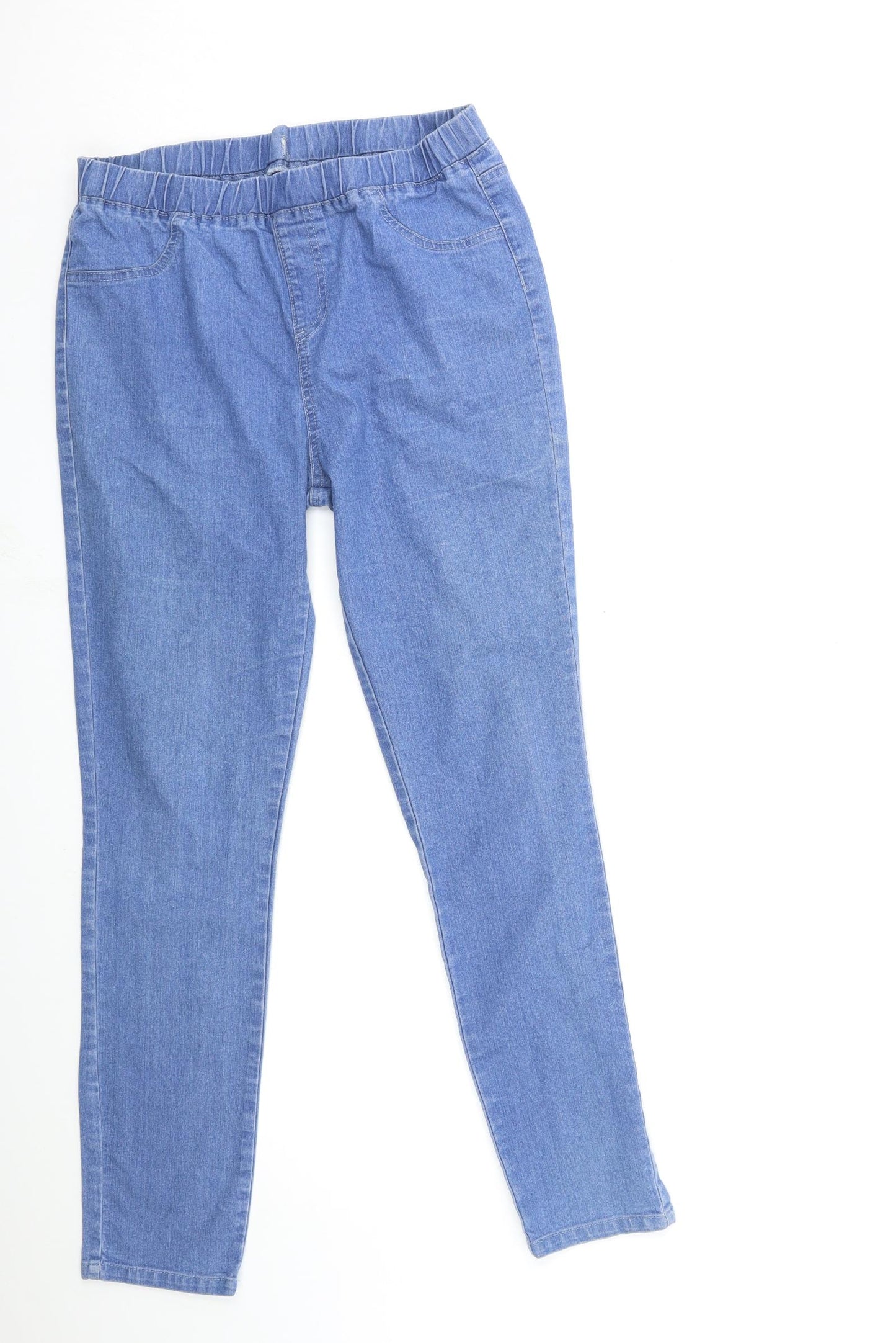 Avon Womens Blue  Denim Jegging Jeans Size 14 L30 in