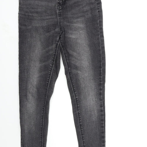 Denim & Co. Womens Black  Denim Skinny Jeans Size 8 L26 in