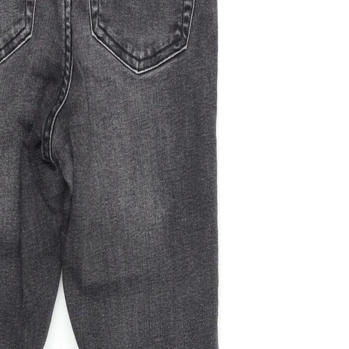 Denim & Co. Womens Black  Denim Skinny Jeans Size 8 L26 in