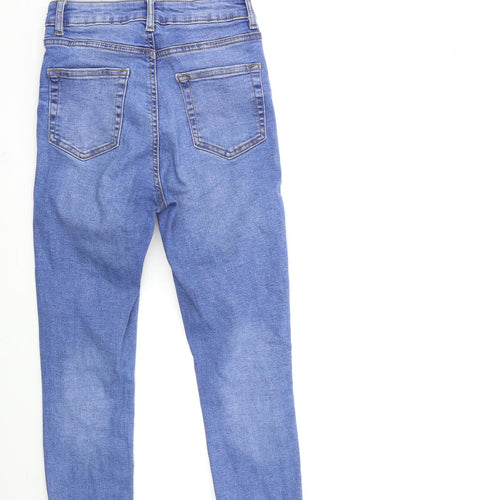 Denim & Co. Womens Blue  Denim Skinny Jeans Size 8 L23 in