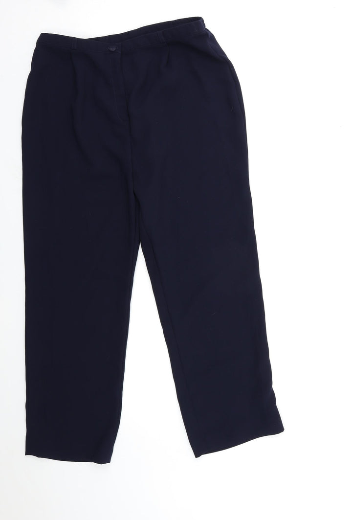 Autonomy Womens Blue Trousers Size 14 L28 in